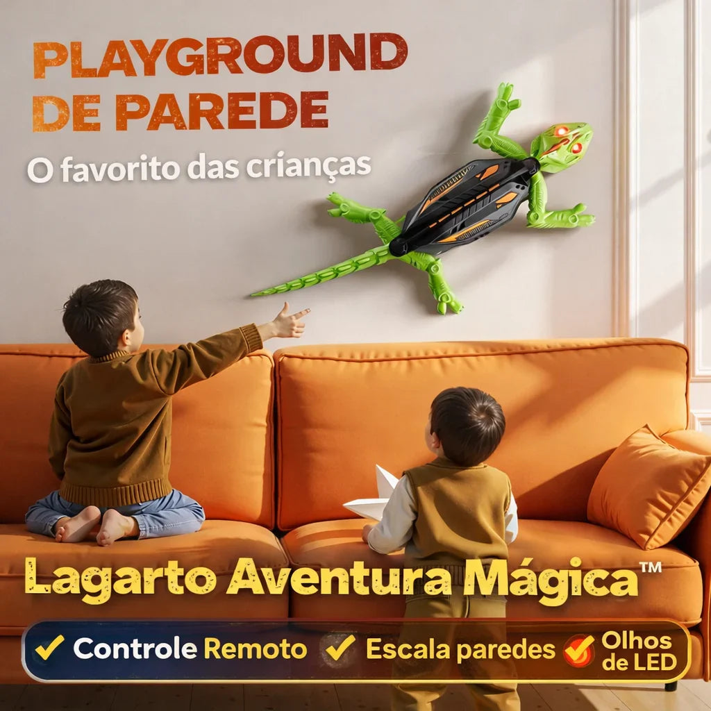 Lagarto EscalaTudo™ - Brincar que Desperta a Imaginação