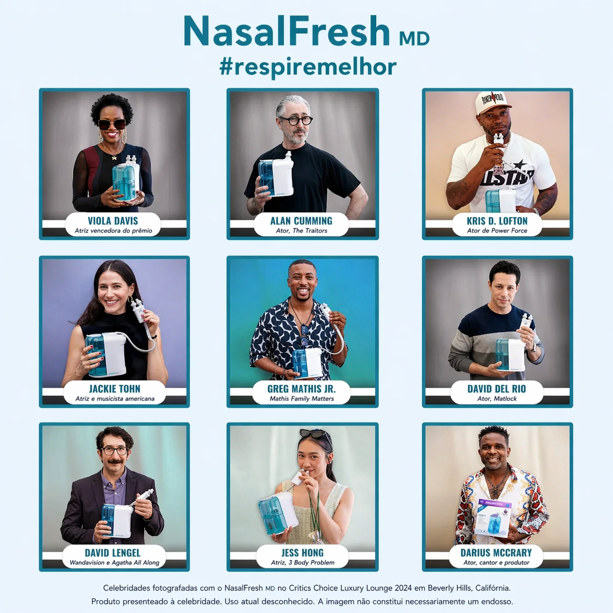 Sistema De Irrigação Nasal Nasalfresh Md Com 30 Pacotes De S