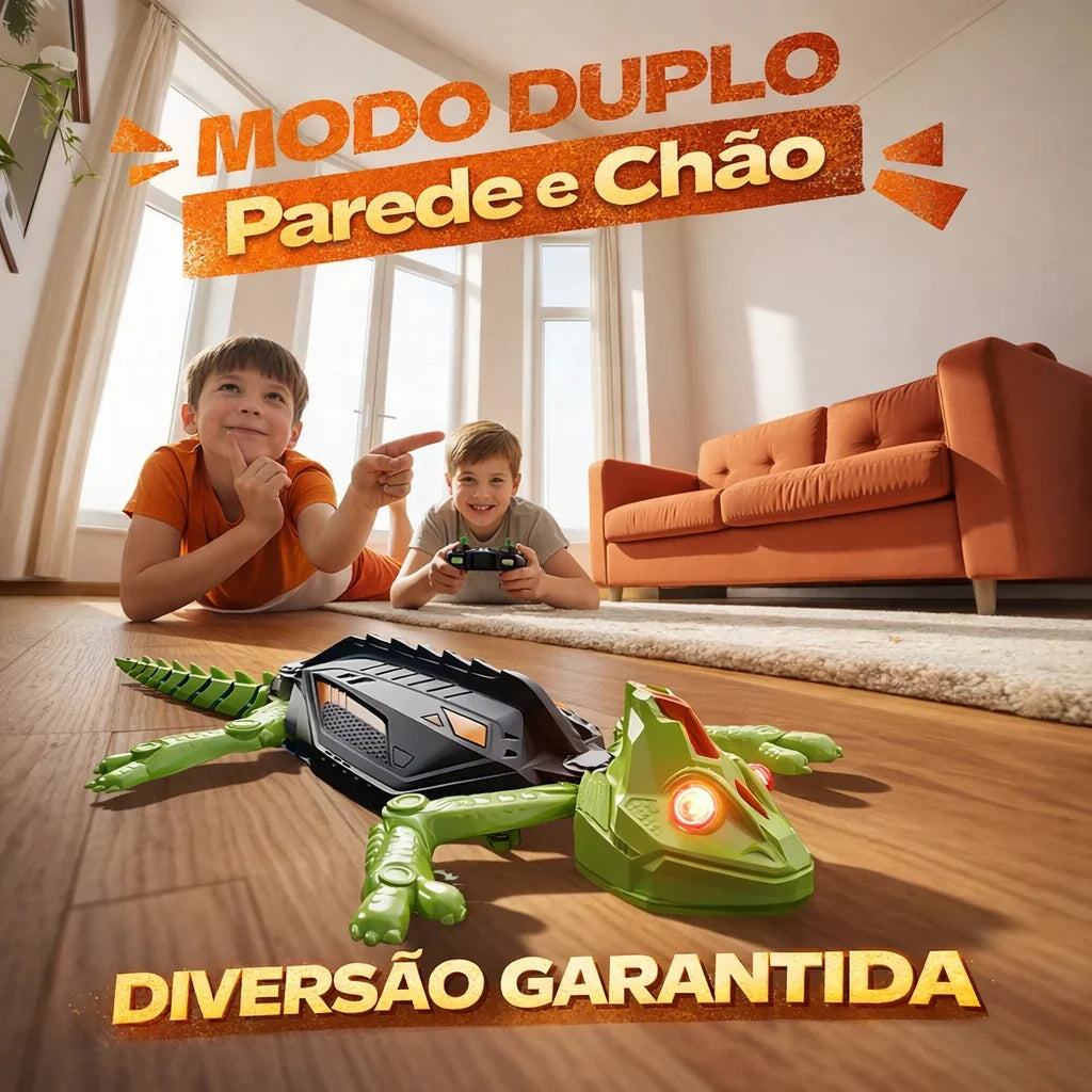 Lagarto EscalaTudo™ - Brincar que Desperta a Imaginação
