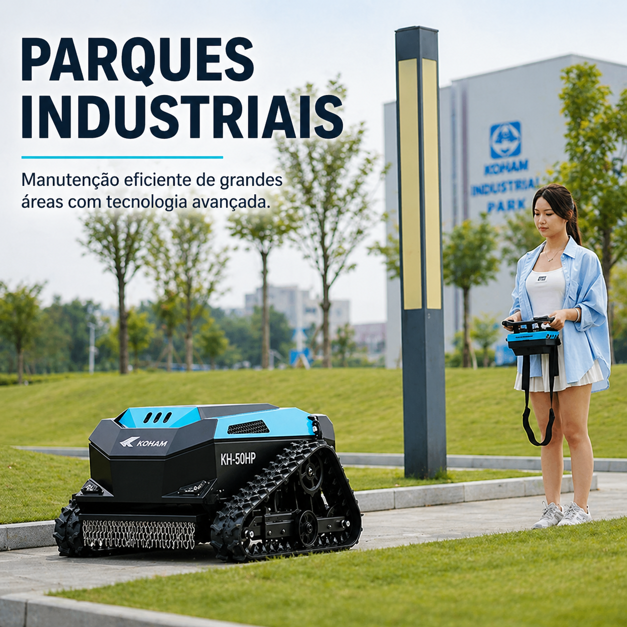 Cortador de grama com controle remoto KOHAM