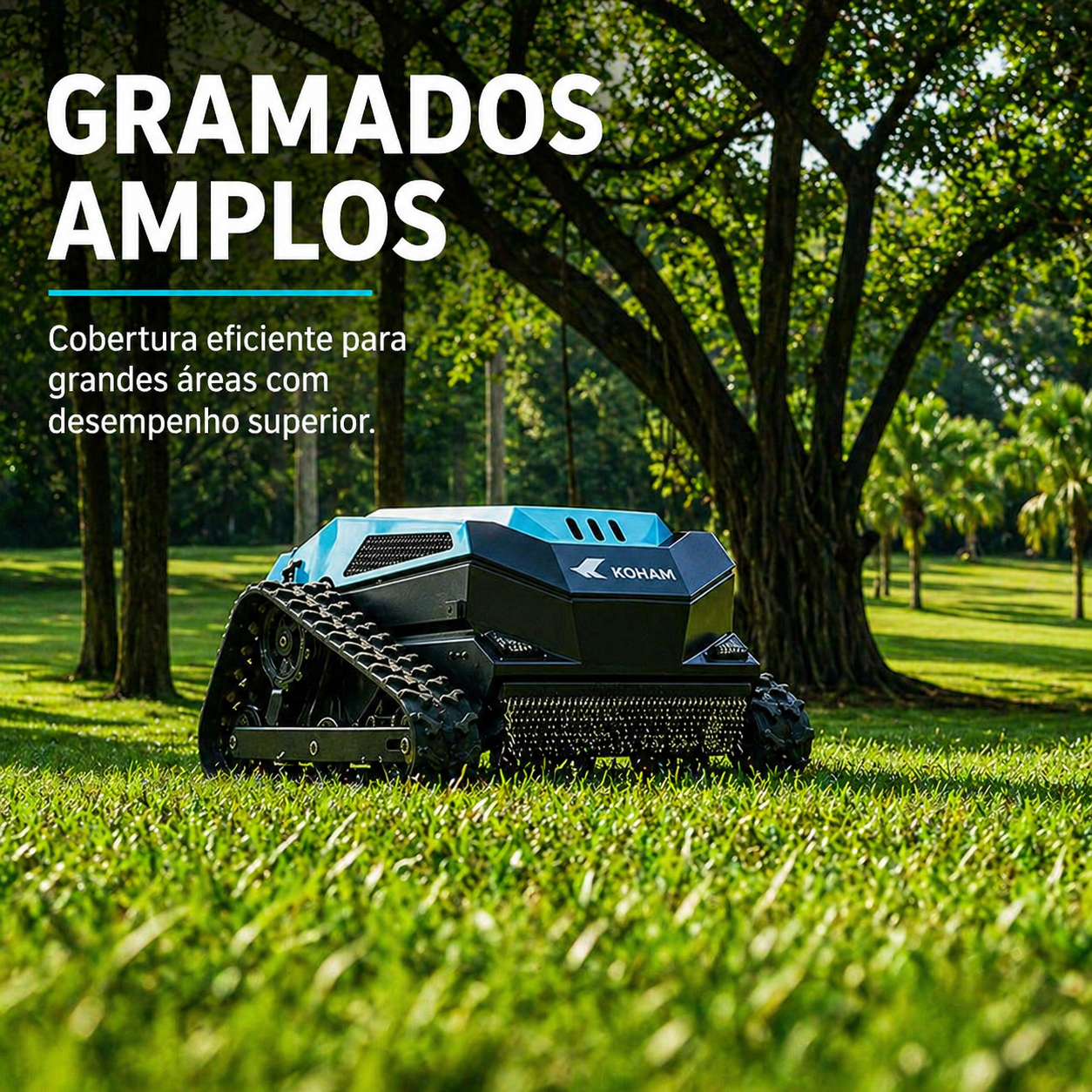 Cortador de grama com controle remoto KOHAM