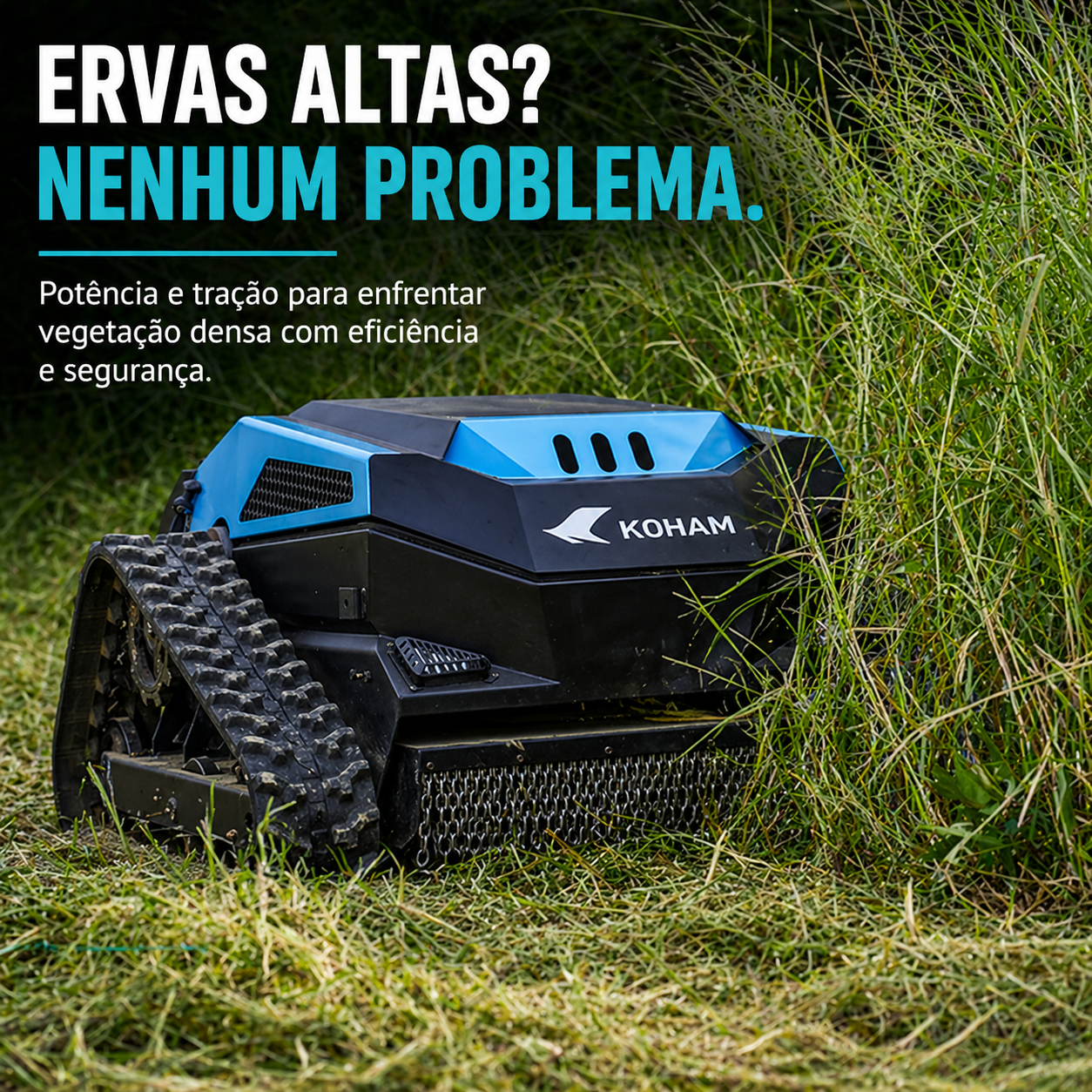Cortador de grama com controle remoto KOHAM