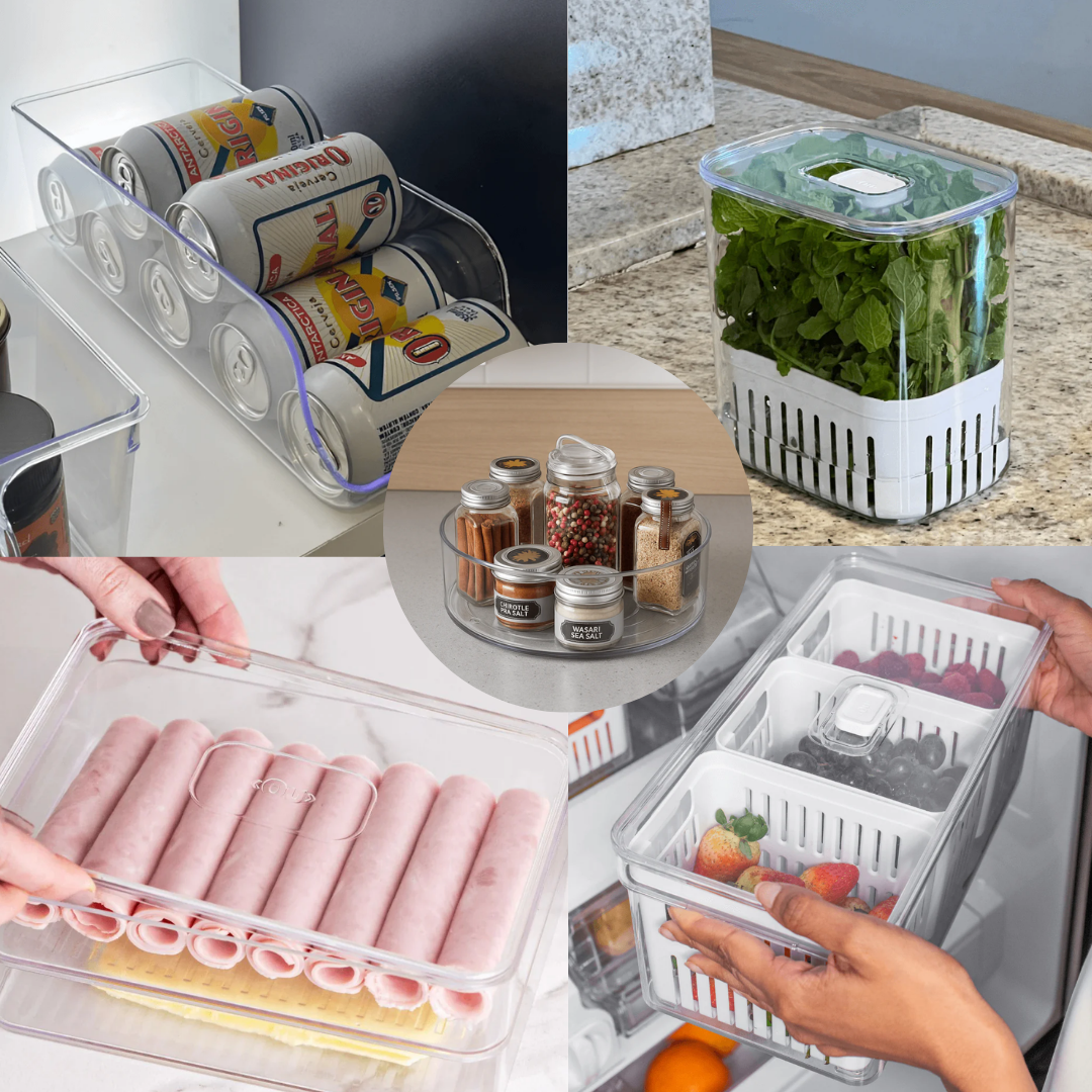 Kit 5 Organizadores Geladeira