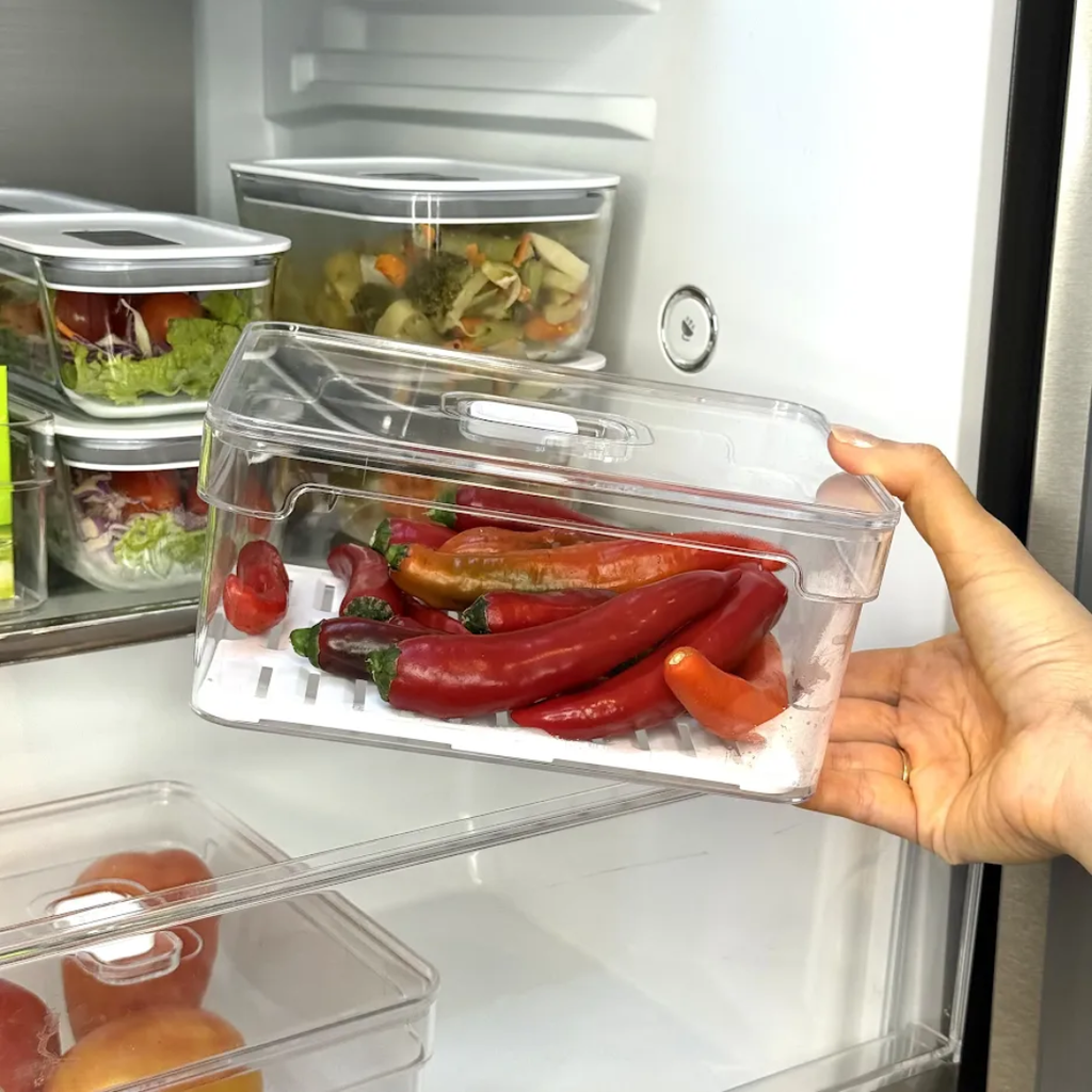 Kit 4 Organizadores Clear Fresh 2,2 Litros