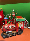 Trem Noel em resina 25x24cm - Pré venda
