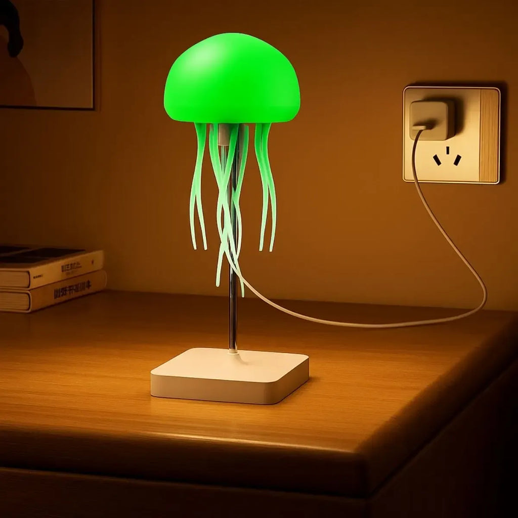 Luminária De Mesa Água-viva Led Decorativa