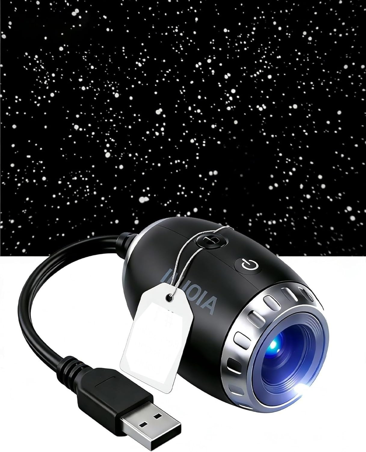 Projetor Galáxia DreamSky™ | Luz Noturna LED com Efeito Estrelado e Ambiente Relaxante