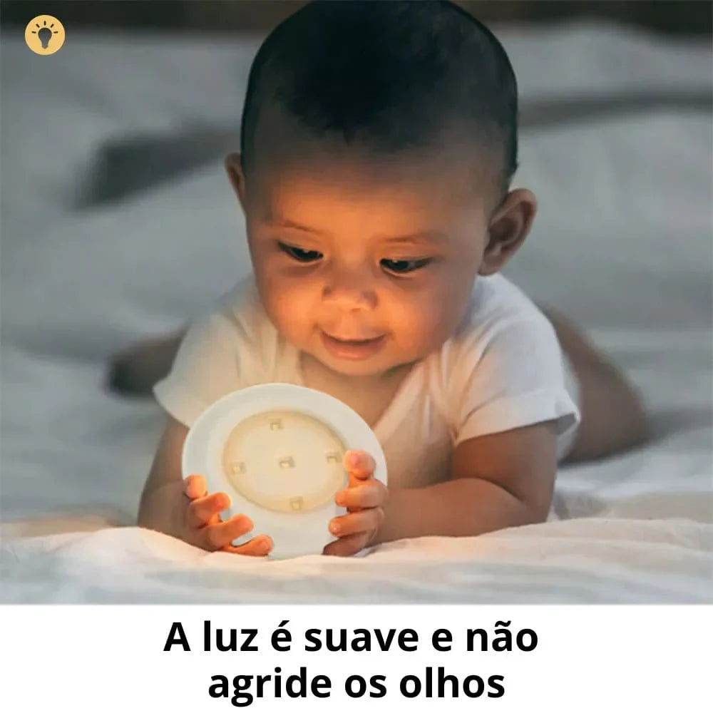 Luminária LED Sem Fio Luz Branca (Fria) com Controle Remoto - [Pague 2 e leve 6]